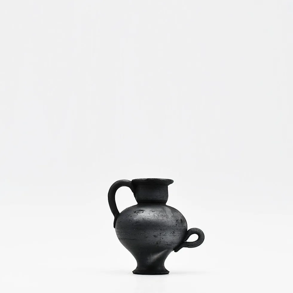 Pot en terre cuite noire de Bisalhães - 9cm