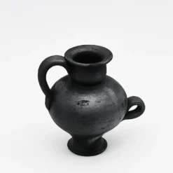 Pot en terre cuite noire de Bisalhães - 9cm