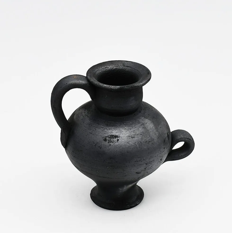 Pot en terre cuite noire de Bisalhães - 9cm