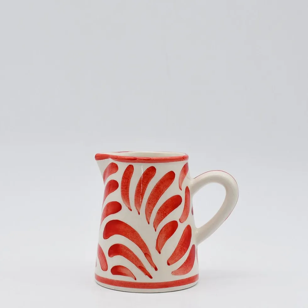 Pot à lait en céramique "Andorinha" - Rouge