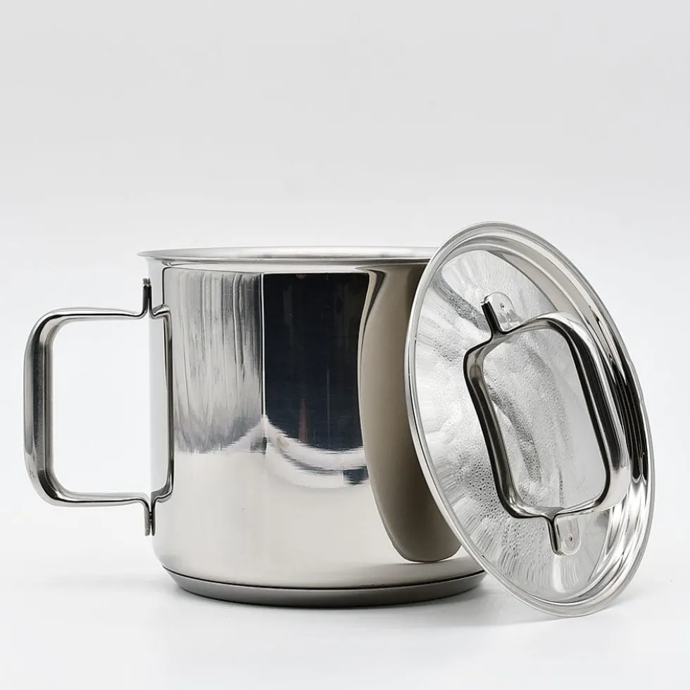 Pot à lait en inox