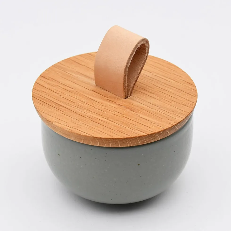 Pot à sel en grès "Pacifica“ - Artichaud