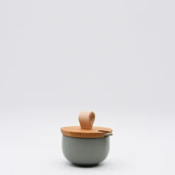 Pot à sucre et cuillère en grès "Pacifica“ - Artichaud