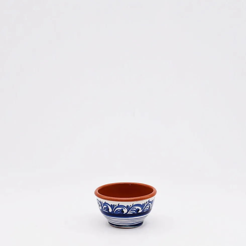 Ramequin en terre cuite 9cm - Bleu