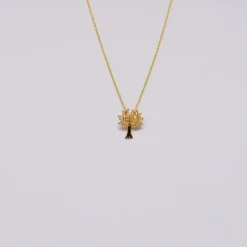 Árvore da Vida I Collier en argent doré