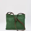 Sac à bandoulière en daim - Vert