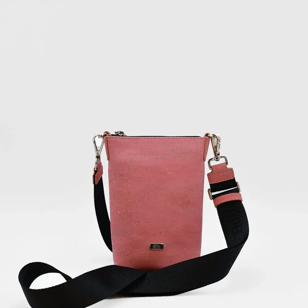 Sac bourse en liège - Rose