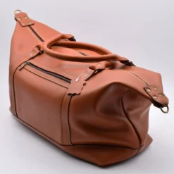 Sac de voyage en cuir - Marron clair