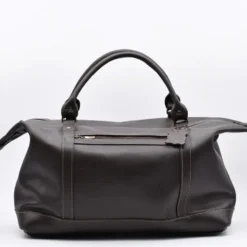 Sac de voyage en cuir - Marron foncé