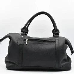 Sac de voyage en cuir - Noir
