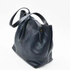 Sac à main en cuir - Bleu