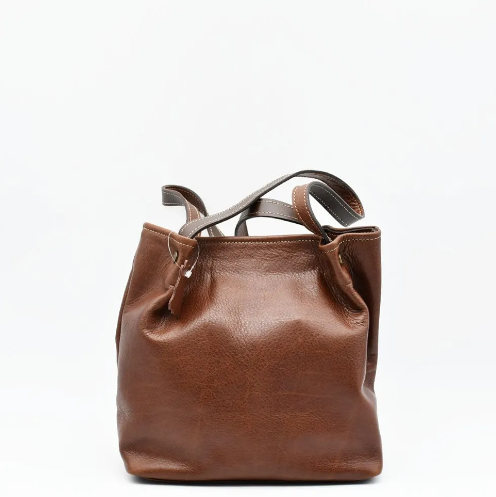 Sac à main en cuir - Marron