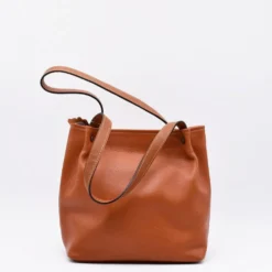 Sac à main en cuir - Marron clair