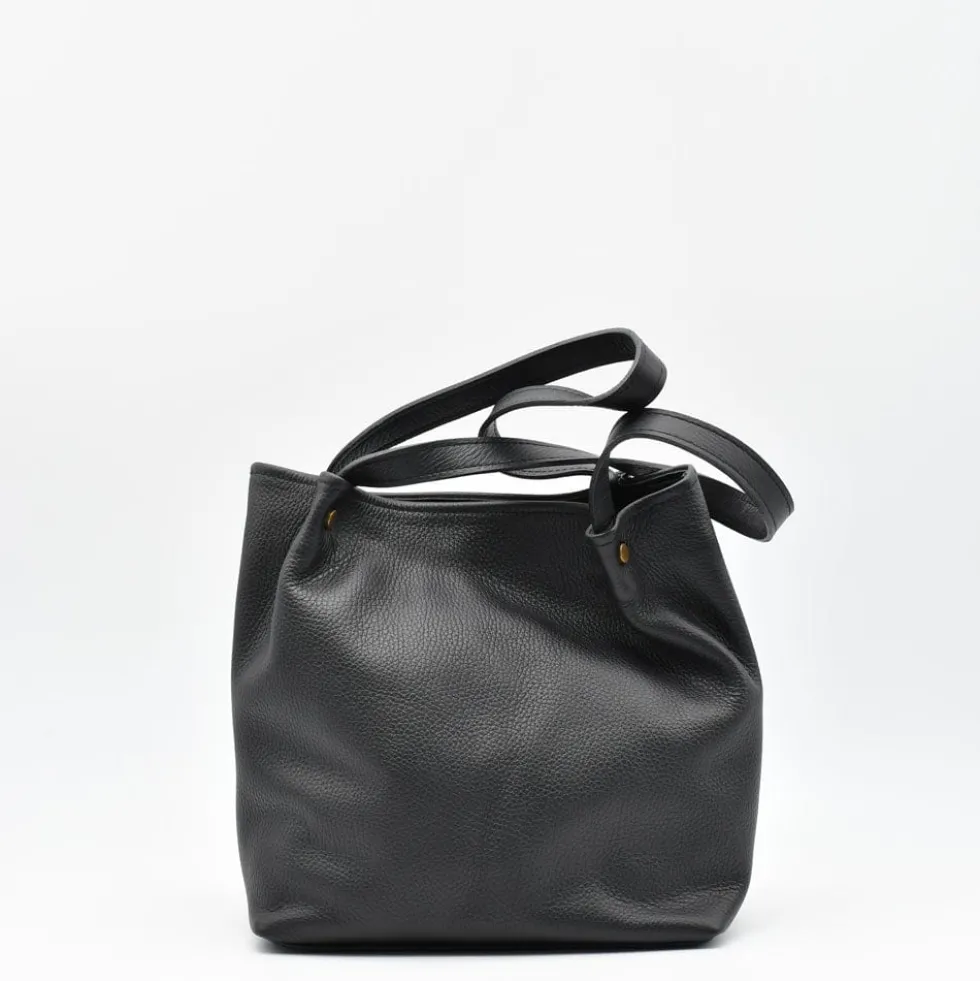 Sac à main en cuir - Noir