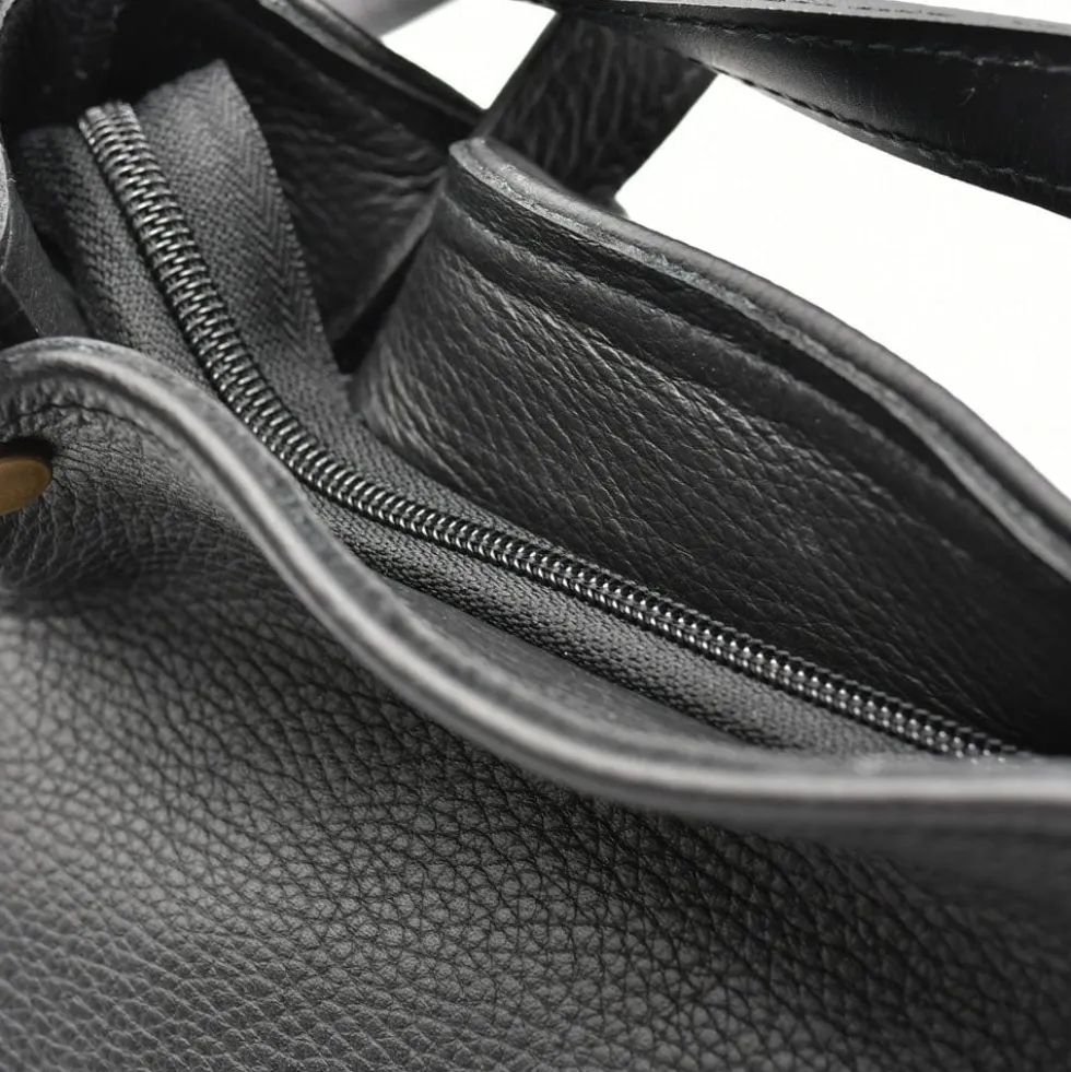 Sac à main en cuir - Noir