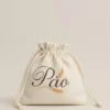 Sac à pain brodé en coton