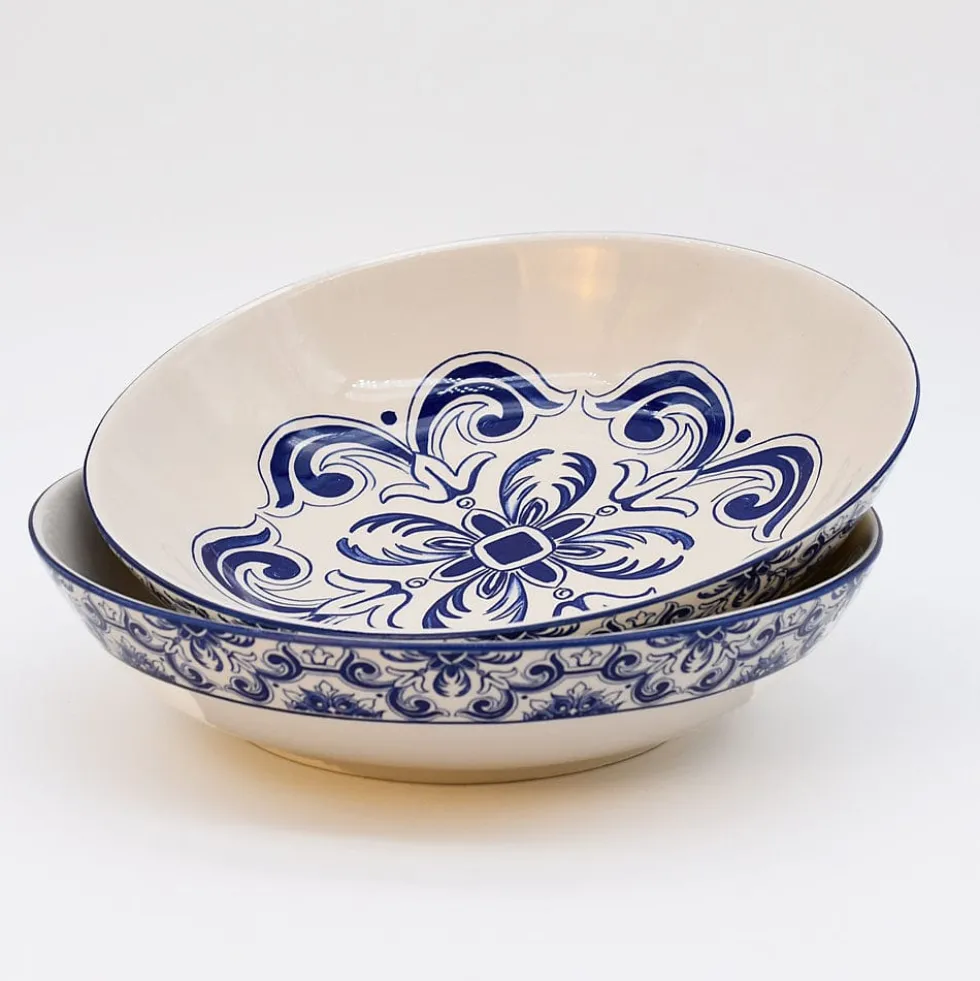 Saladier en céramique "Brasão" - Bleu
