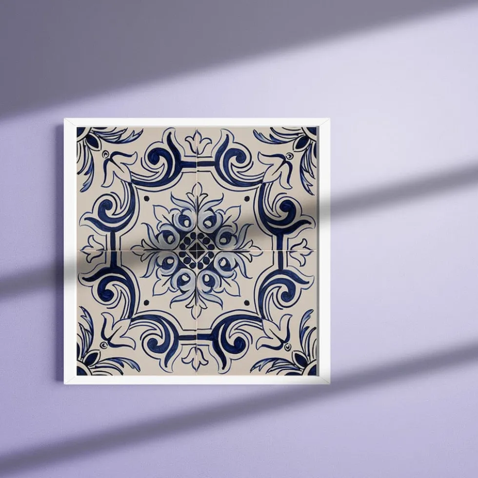 Saladier en céramique "Brasão" - Bleu