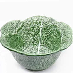 Saladier en céramique en forme de chou - Vert