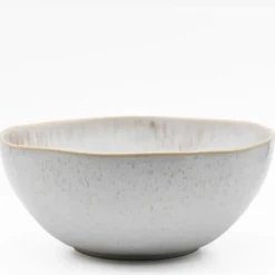 Saladier en grès "Eivissa" 27cm - Blanc