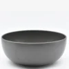 Saladier en grès “Pacifica" - Anthracite