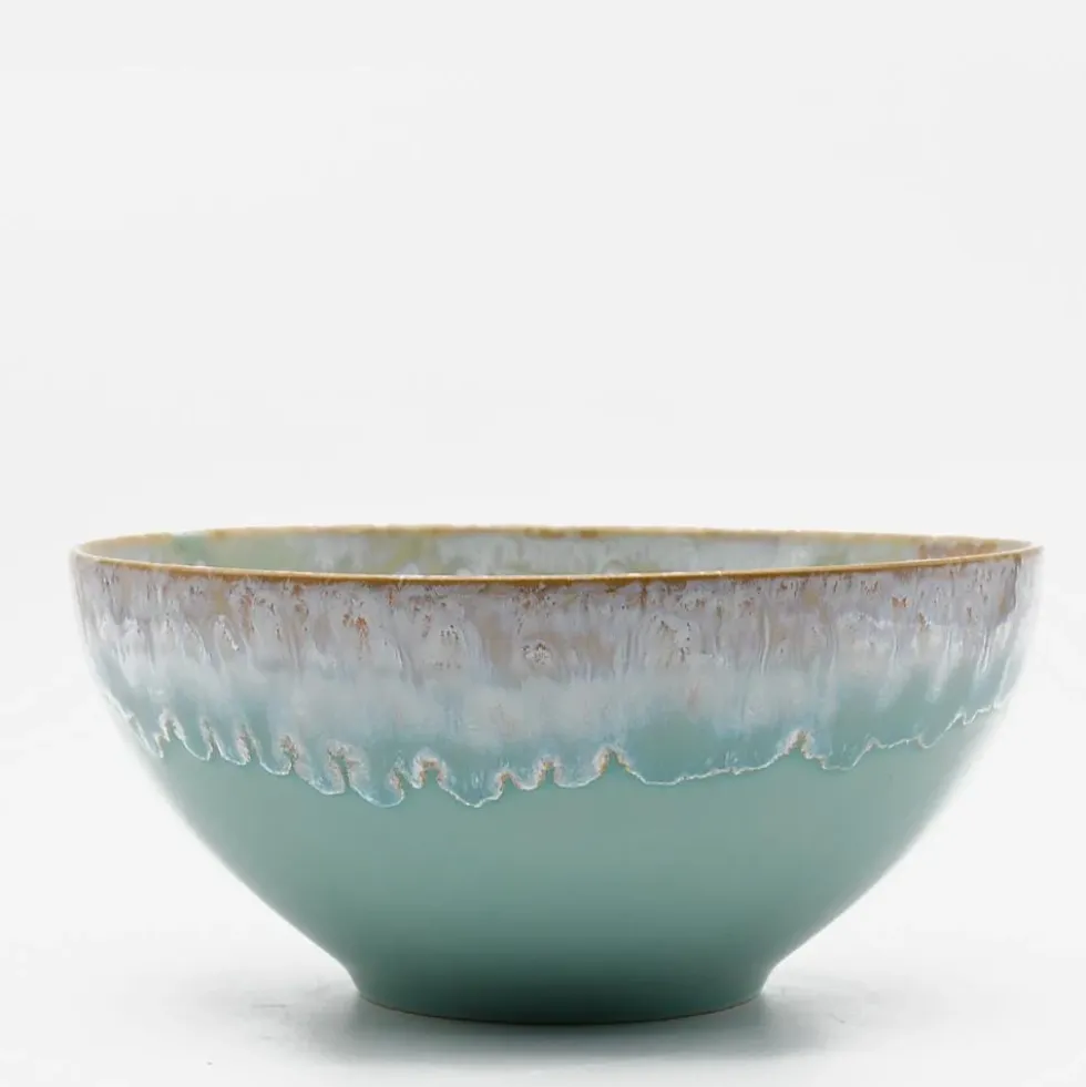 Saladier en grès "Taormina" 24cm - Vert