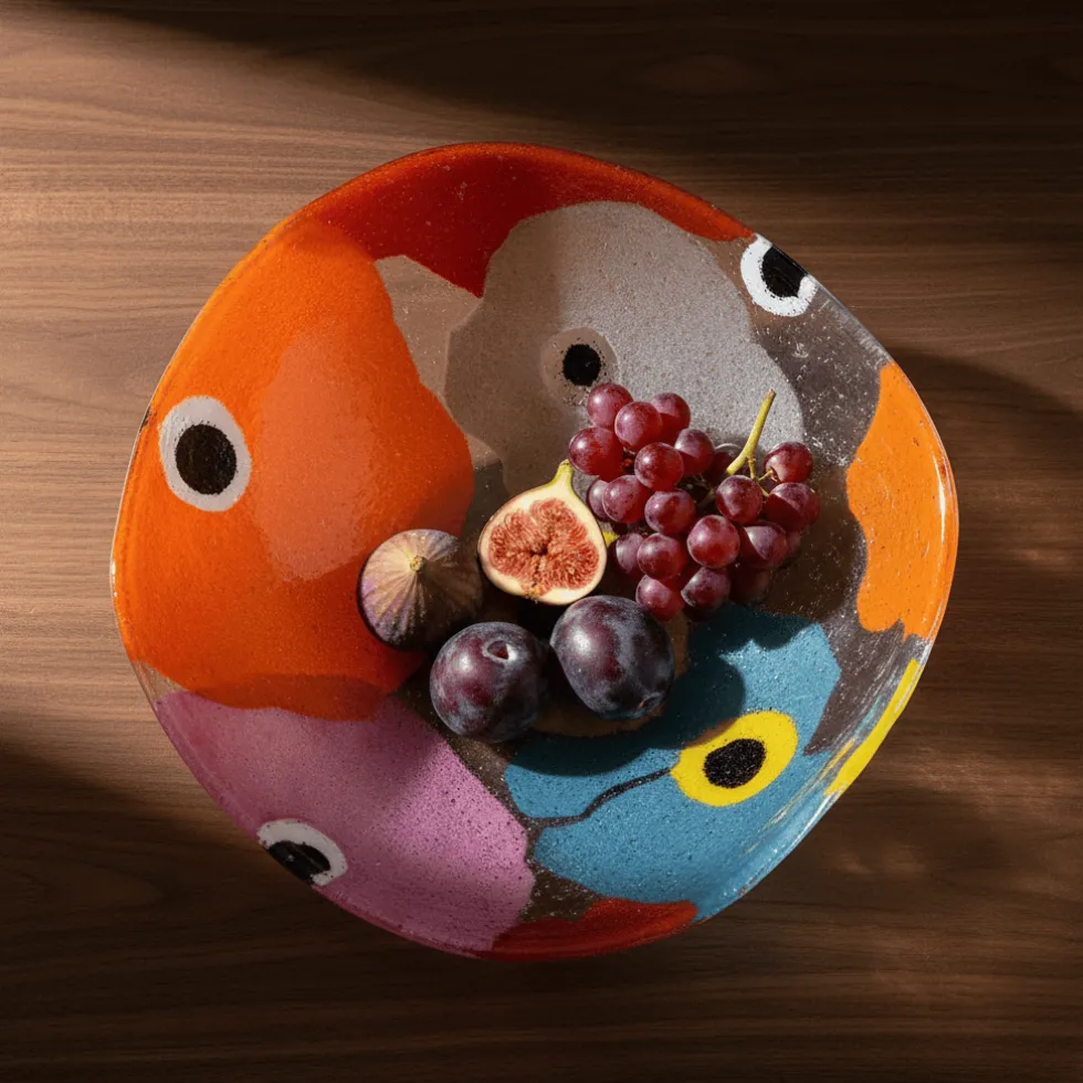 Saladier en verre "Marinha Grande" - 28cm