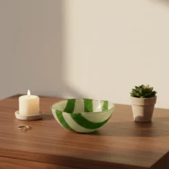 Saladier en verre "Marinha Grande" - Vert