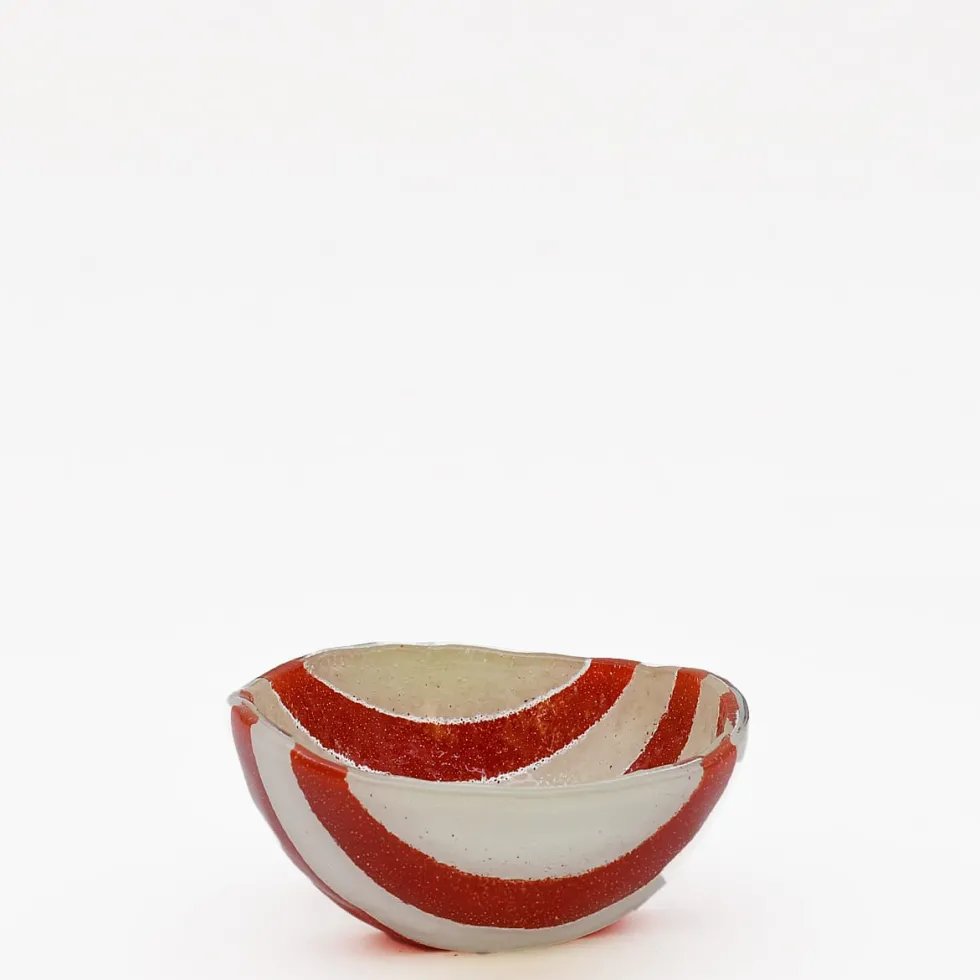 Saladier en verre "Marinha Grande" - Rouge