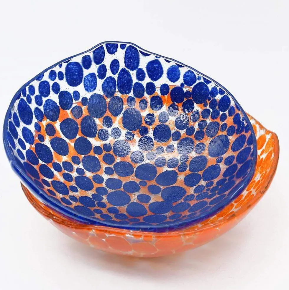 Saladier en verre "Marinha Grande" 20cm - Orange