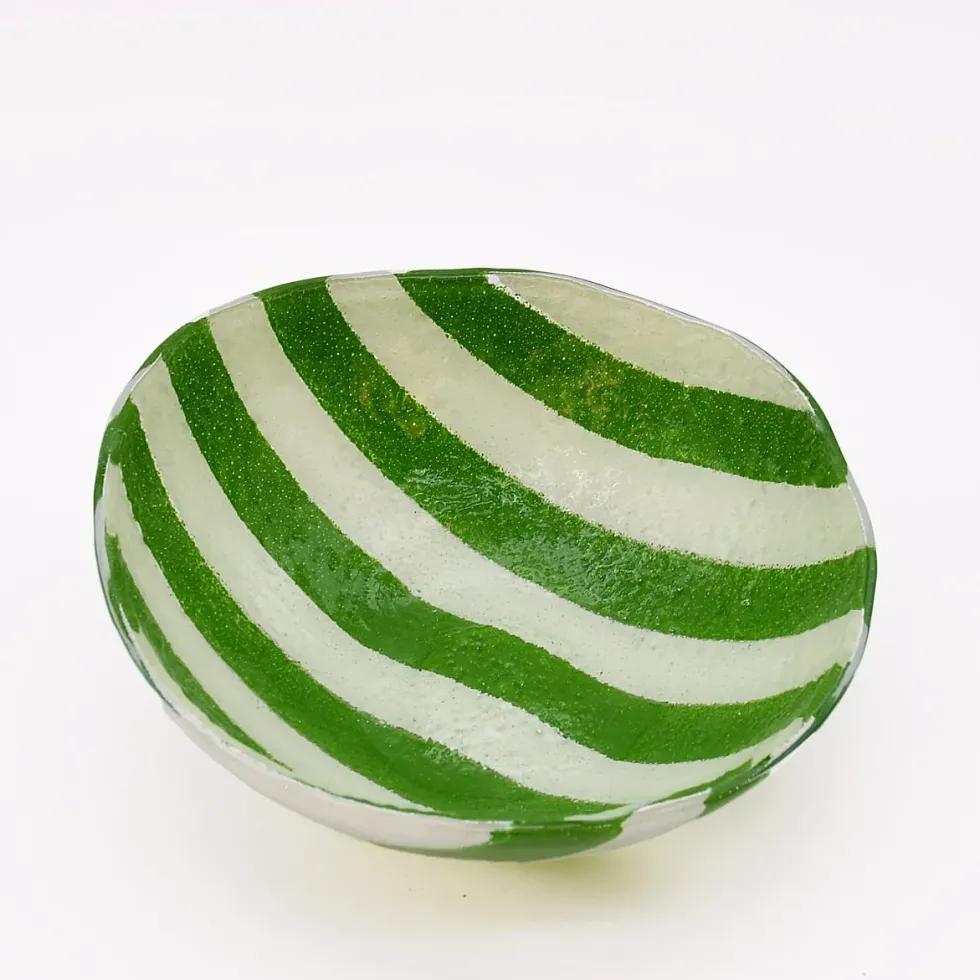 Saladier en verre "Marinha Grande" - Vert