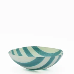 Saladier en verre "Marinha Grande" - Turquoise