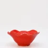 Saladier individuel en céramique "Papoila" - Rouge