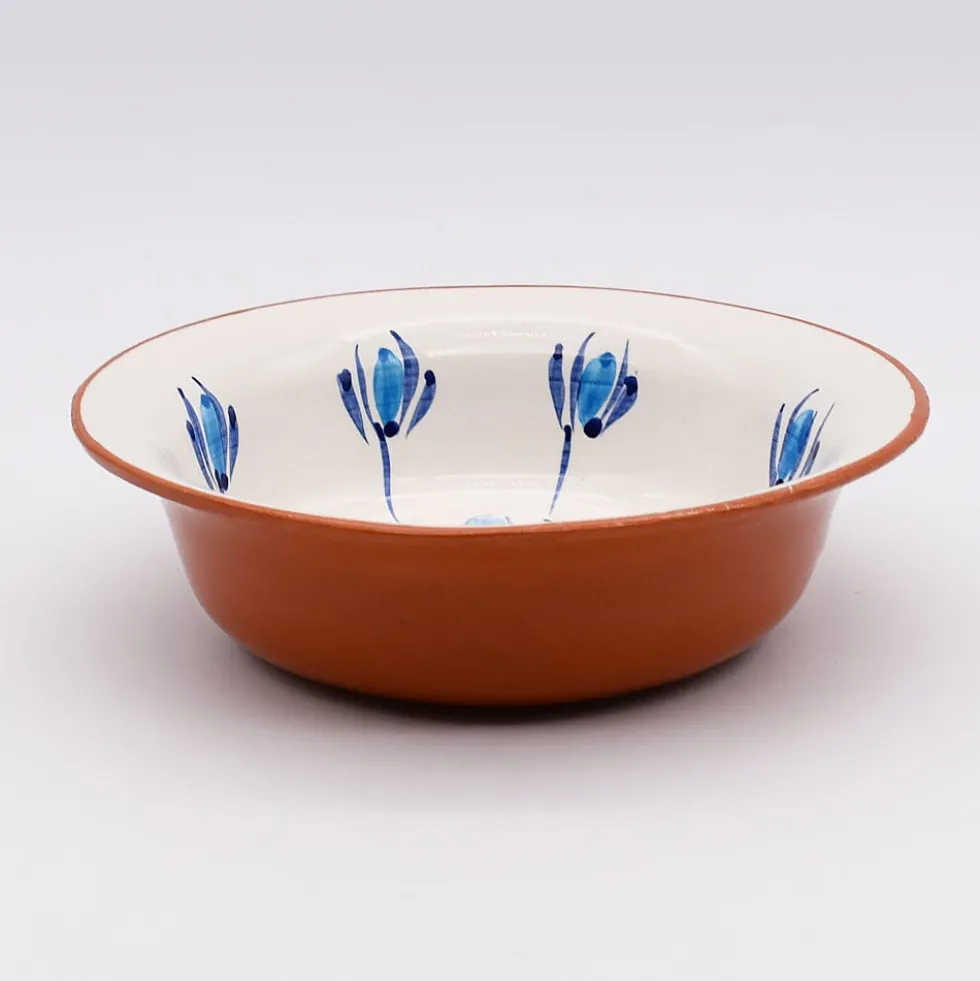 Saladier individuel en terre cuite - Turquoise