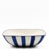 Saladier rayé "Costa Nova Mar" 28cm - Bleu