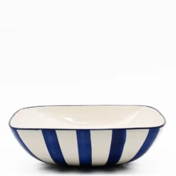 Saladier rayé "Costa Nova Mar" 28cm - Bleu
