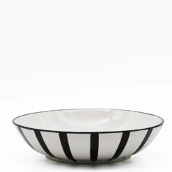 Saladier rayé "Costa Nova Mar" 25cm - Noir