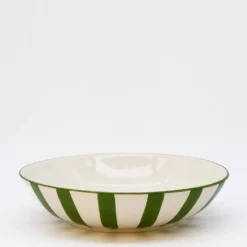 Saladier rayé "Costa Nova Mar" 25cm - Vert