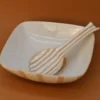Saladier rayé "Costa Nova Mar" 28cm - Moka