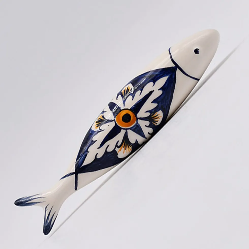 Sardine en céramique "Azulejos" (6 motifs)
