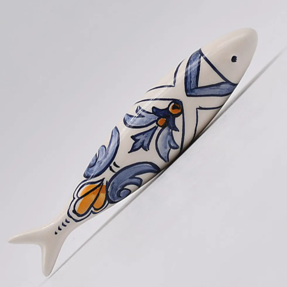Sardine en céramique "Azulejos" (6 motifs)