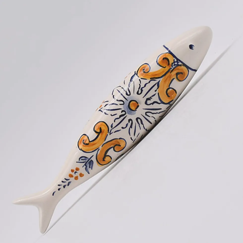 Sardine en céramique "Azulejos" (6 motifs)