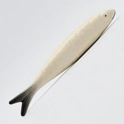 Sardine en céramique de Caldas da Rainha - Blanche