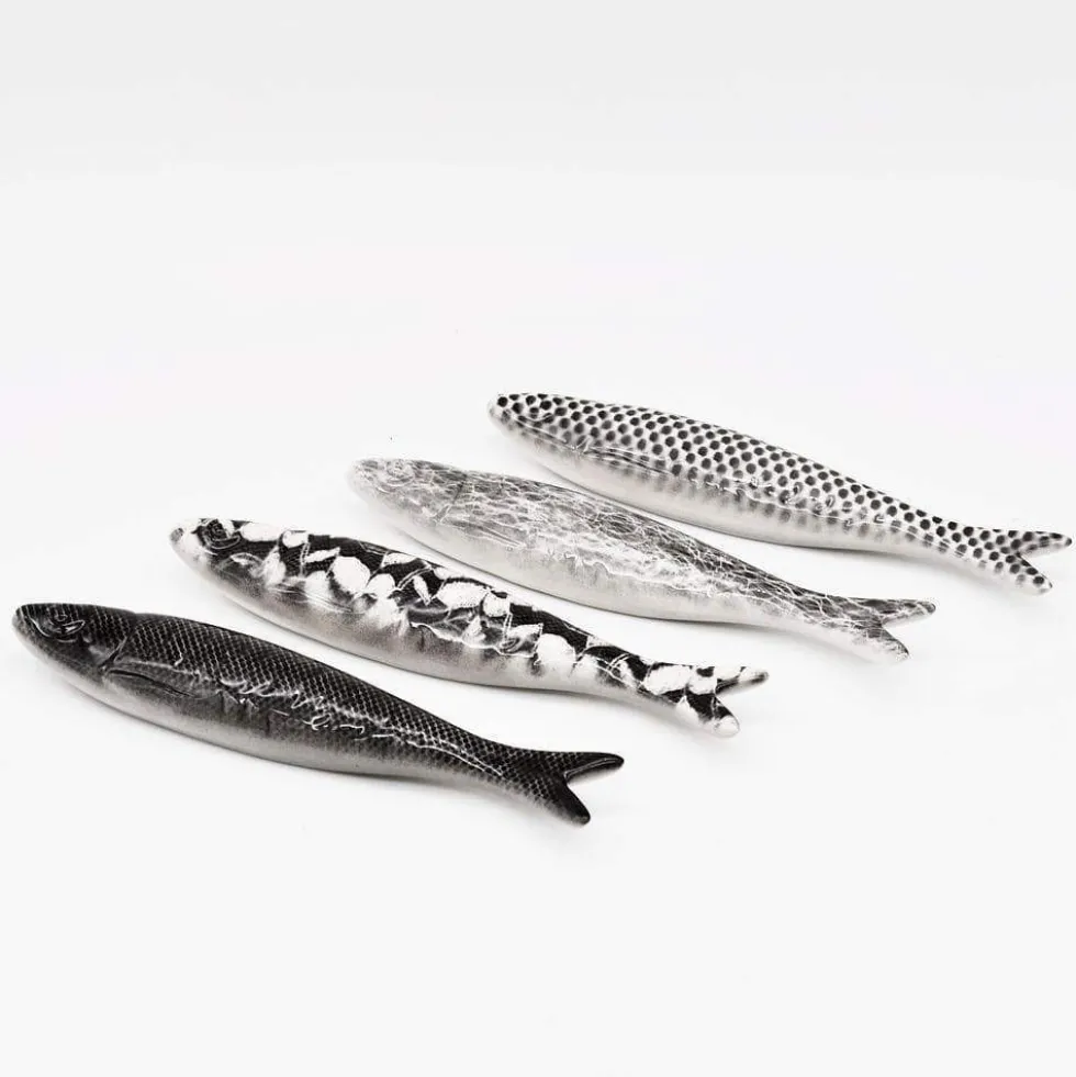 Sardine en céramique de Caldas da Rainha - Blanche