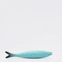 Sardine en céramique de Caldas da Rainha - Turquoise
