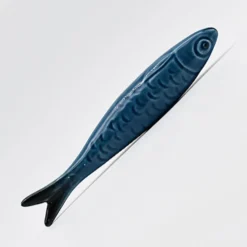 Sardine en céramique de Caldas da Rainha - Bleue