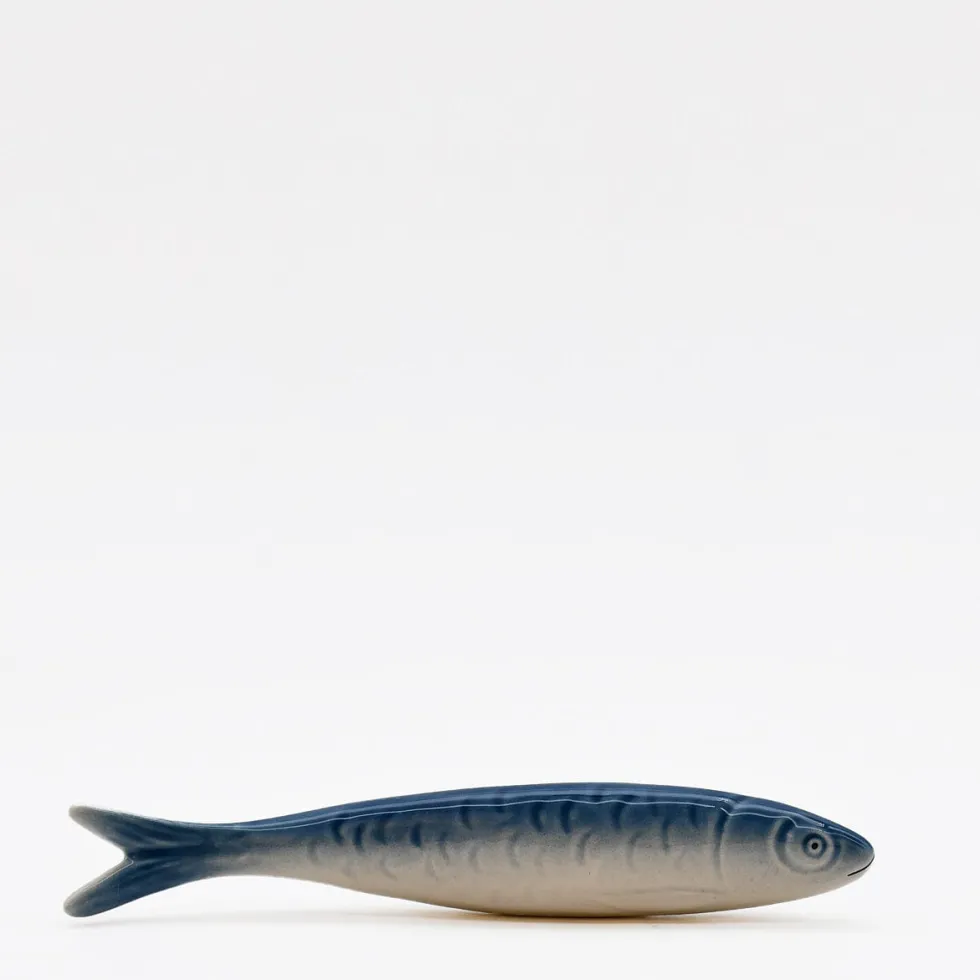 Sardine en céramique de Caldas da Rainha - Turquoise