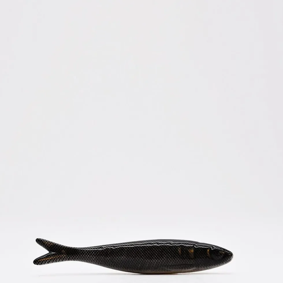 Sardine en céramique naturaliste de Caldas da Rainha