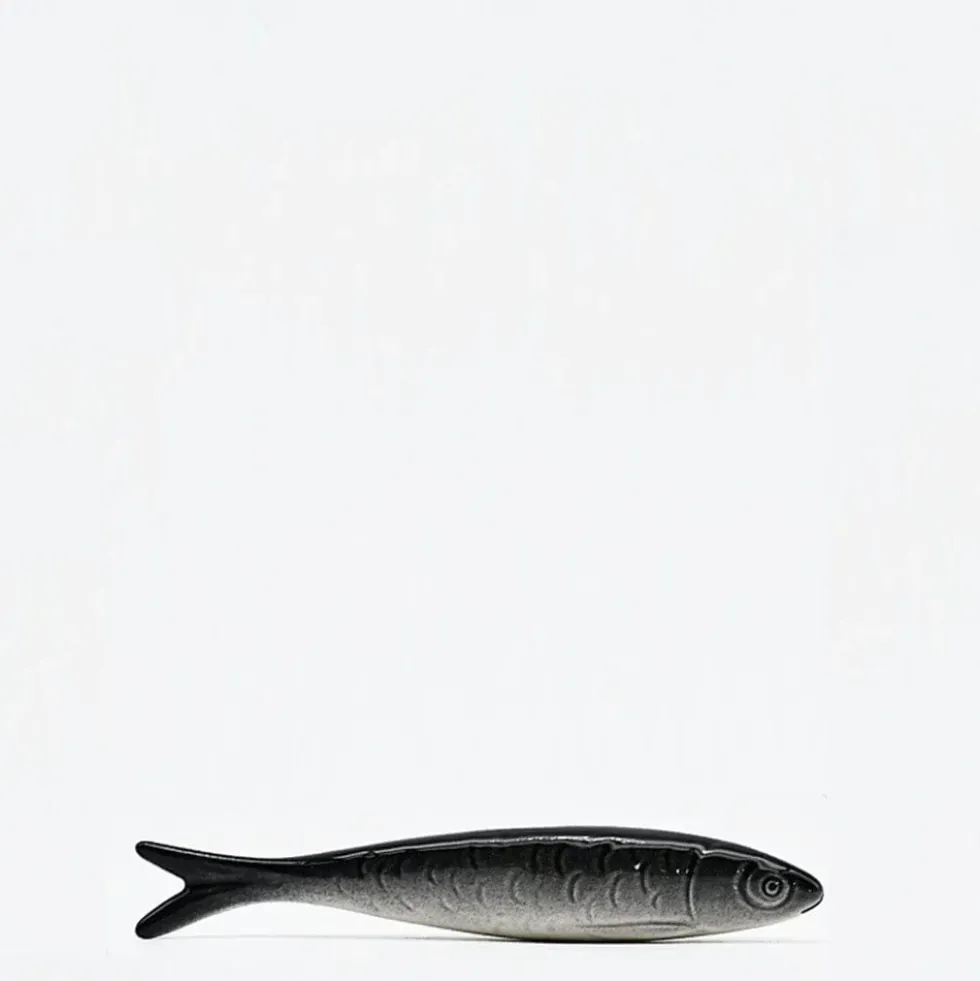 Sardine en céramique naturaliste de Caldas da Rainha