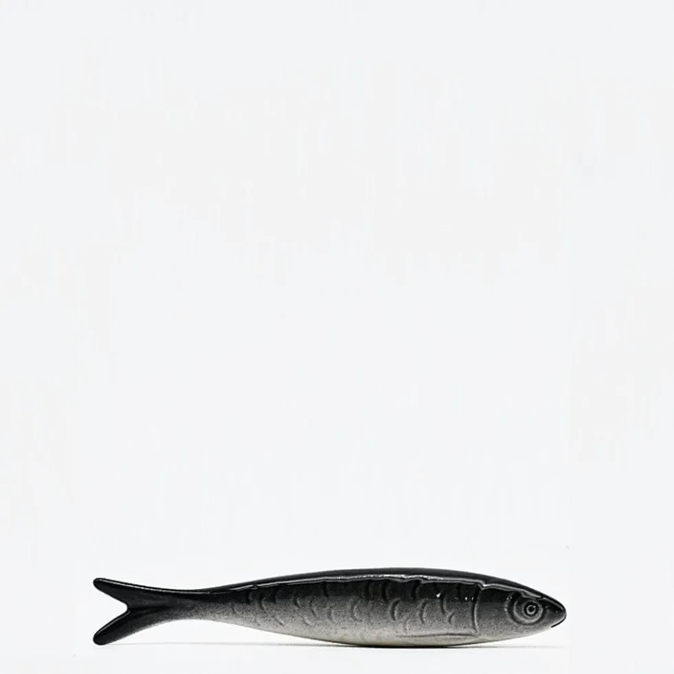 Sardine en céramique naturaliste de Caldas da Rainha